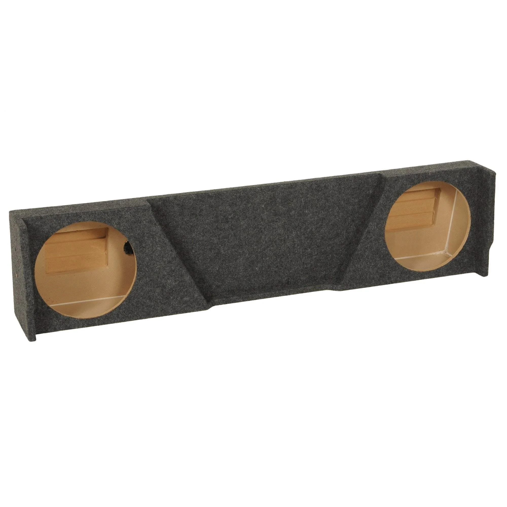 QPower Dual 12" Sub Box for Chevy Silverado XCab and GMC Sierra XCab 2007-2013