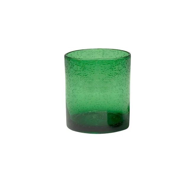 Iris 14 Oz Double Old Fashioned Glasses Set of 4 - Green