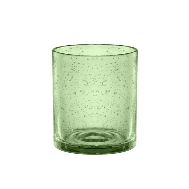 Iris 14 Oz Double Old Fashioned Glasses Set of 4 - Sage