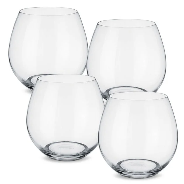 Entree Stemless Juice/Red Wine Glasses Set of 4