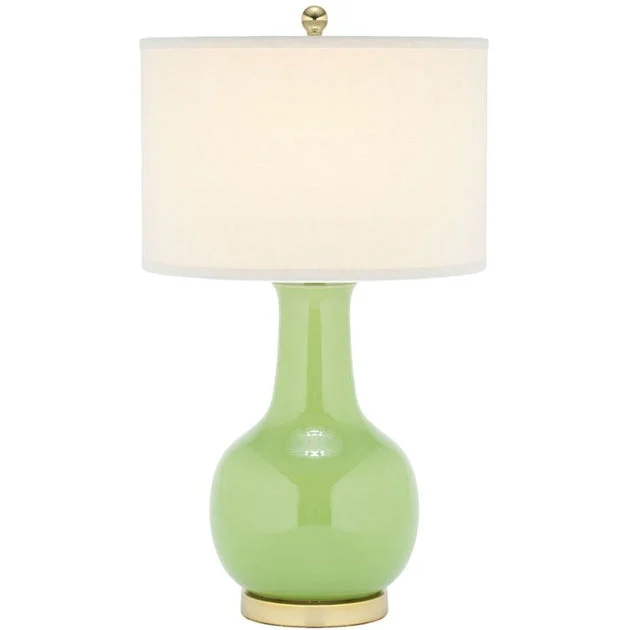 Paris Single-Light Ceramic Table Lamp - Green