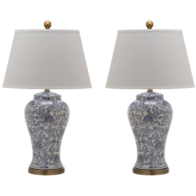 Spring Blossom Two-Light Table Lamps Set of 2 - Multi
