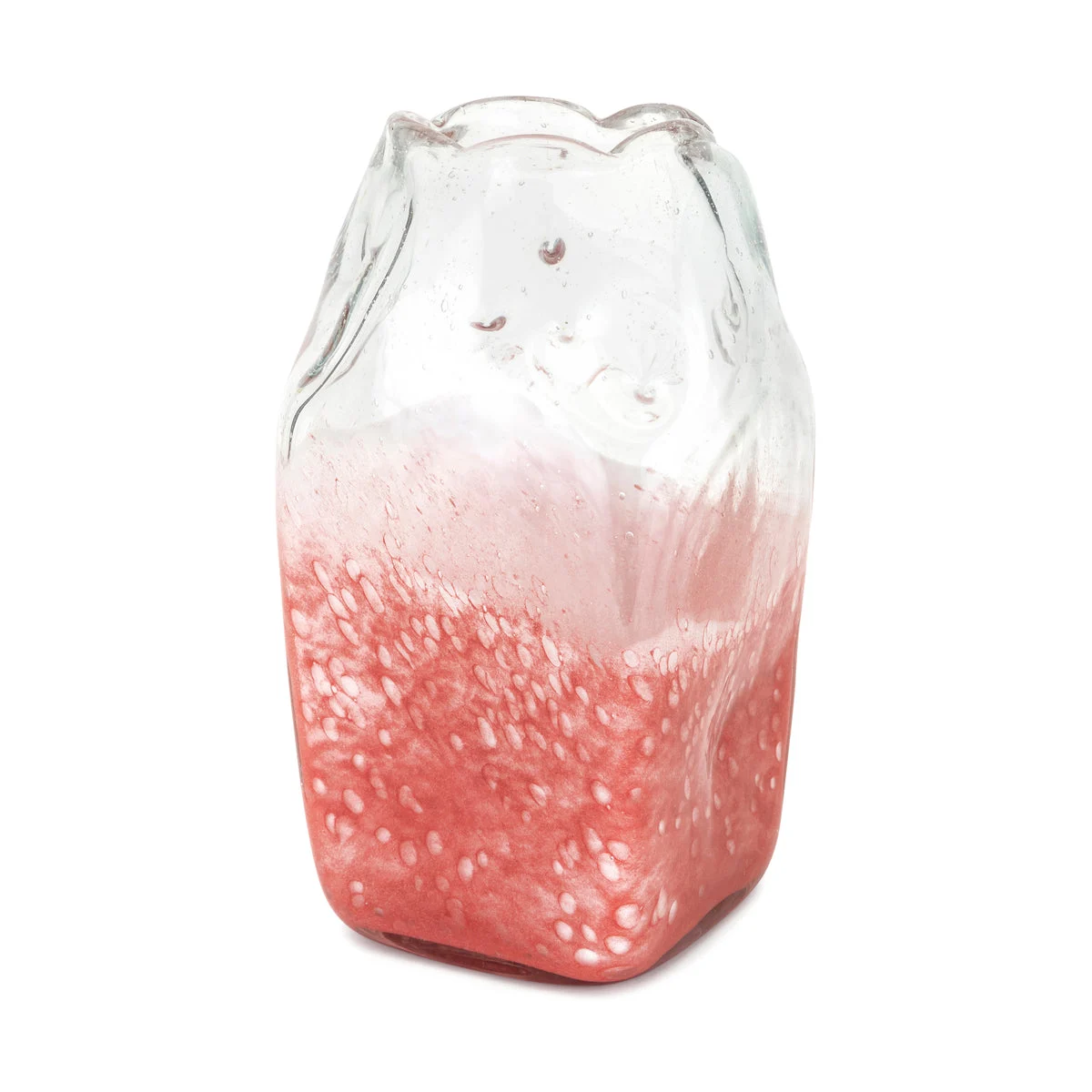 IMAX Worldwide Home Roseate Large Glass Vase