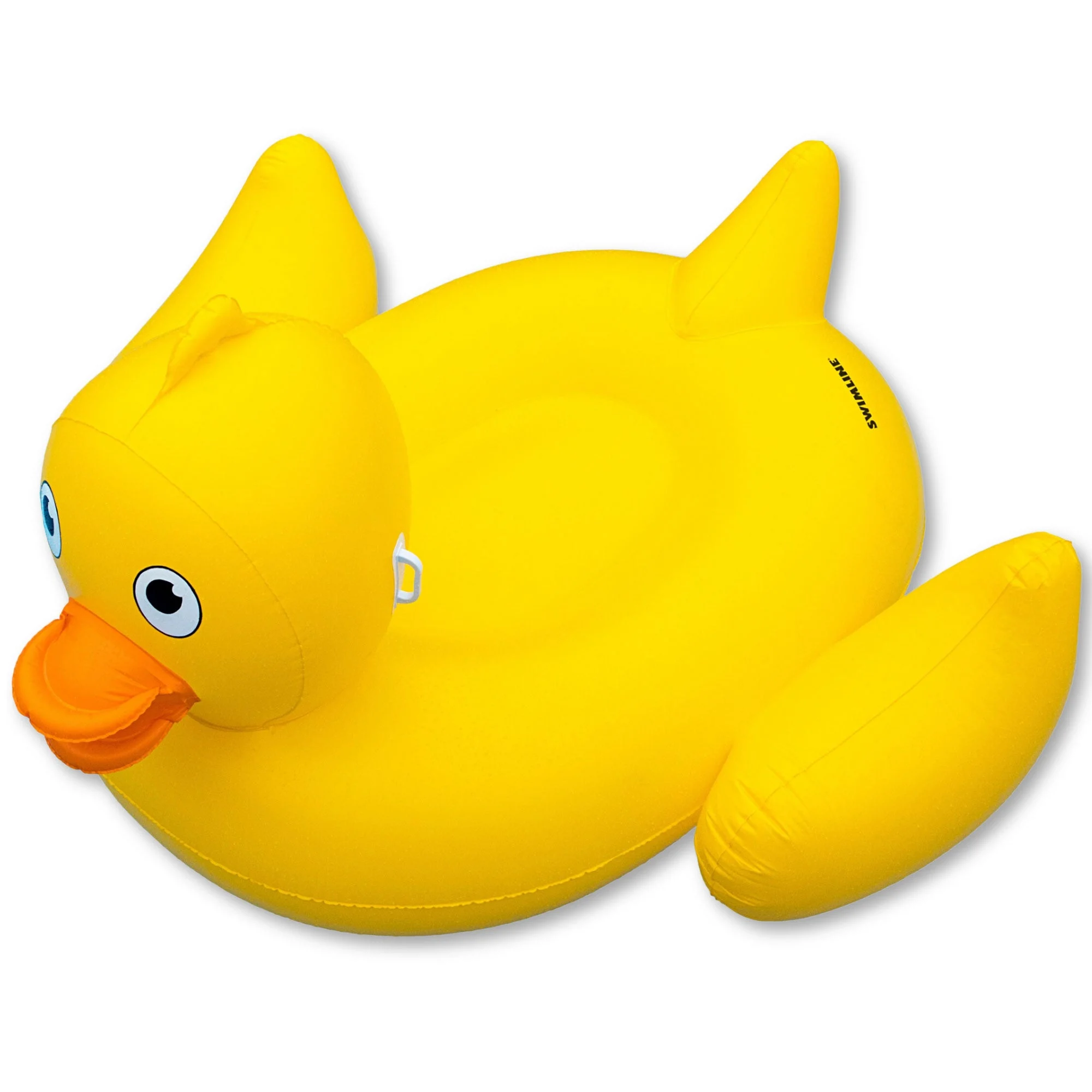 Swimline Inflatable Giant Lucky Rubber Ducky Ride On Swimming Pool or Lake Float
