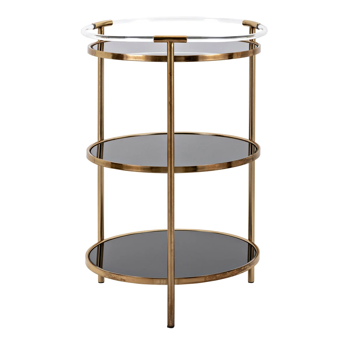 IMAX Worldwide Home Isadora Glass and Acrylic Shelf