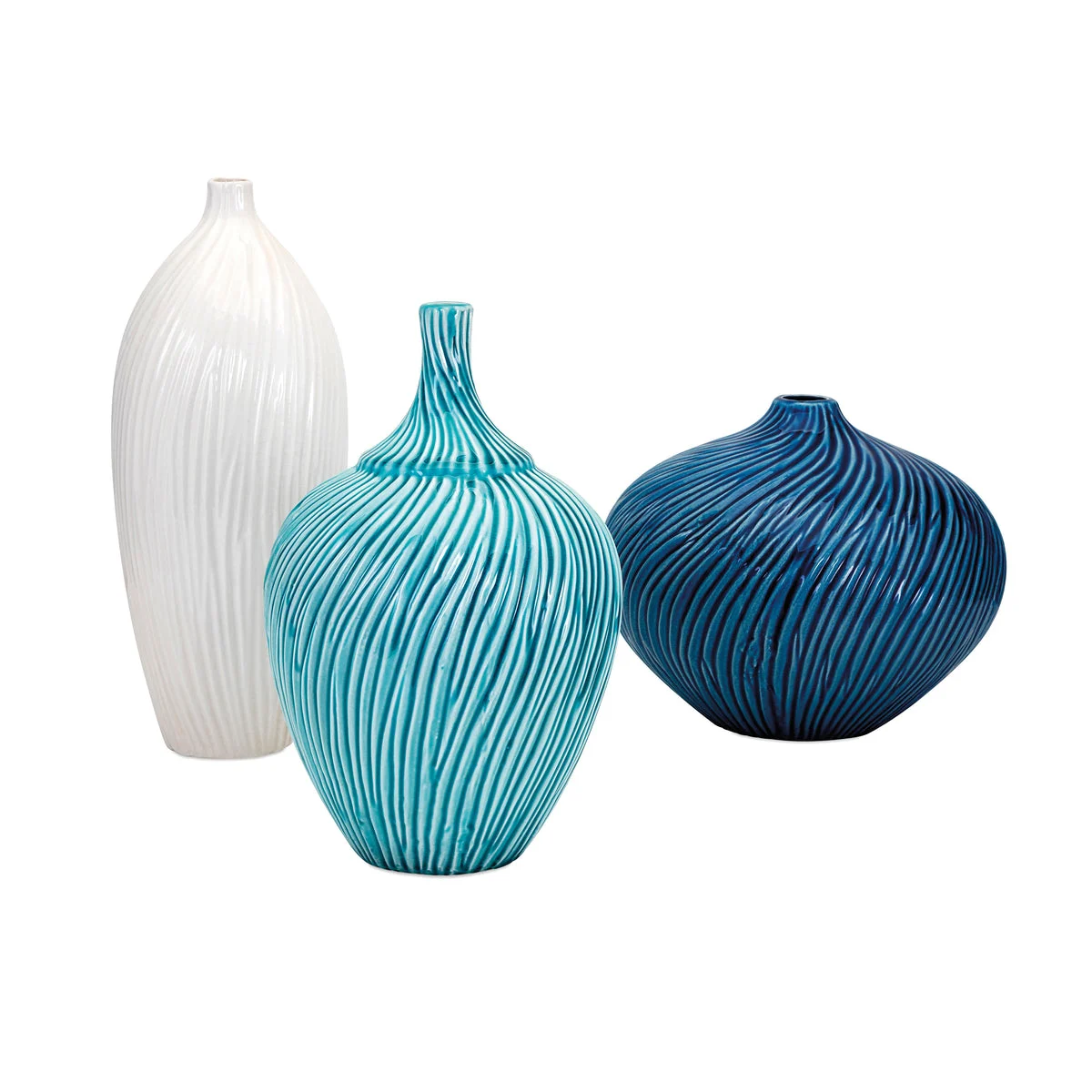 IMAX Worldwide Home Reanna Vases - Set of 3