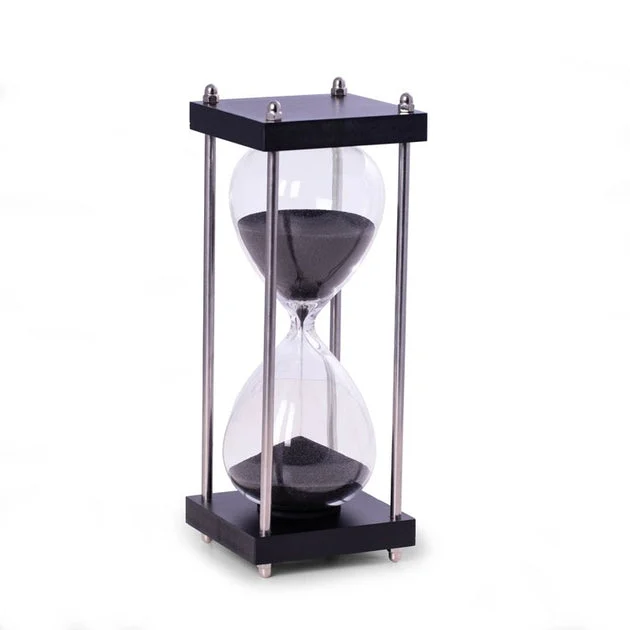 30-Minute Hourglass Wood Sand Timer