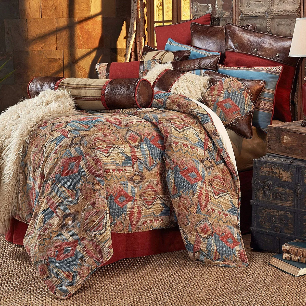 HiEnd Accents 4 PC Ruidoso Bedding Set