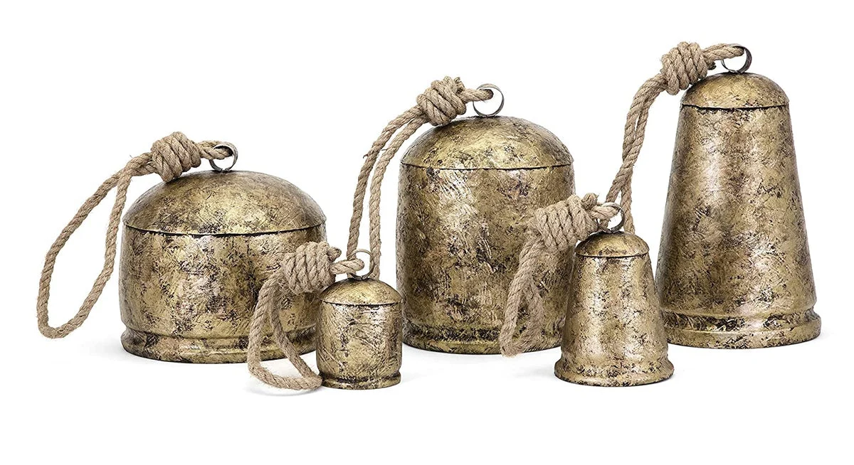 IMAX Worldwide Home Alina Temple Bells - Set of 5