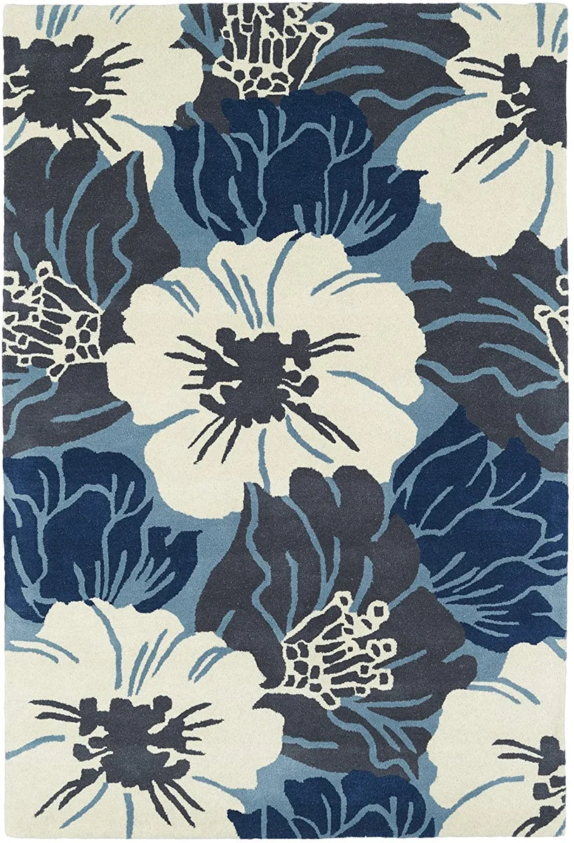 Kaleen Rugs Melange Collection MLG11-17 Blue Area Rug