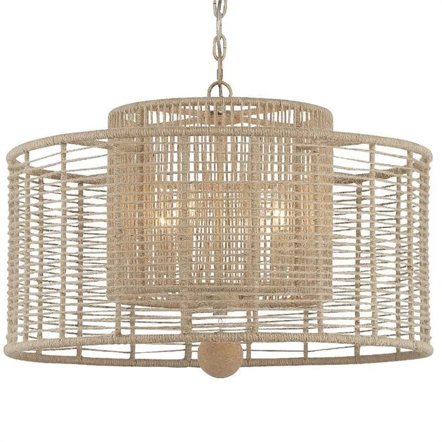 Jayna Four-Light Burnished Silver Chandelier