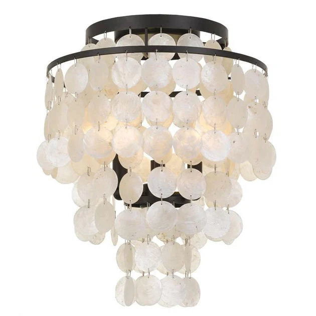 Brielle Three-Light Flush Mount Ceiling Fixture