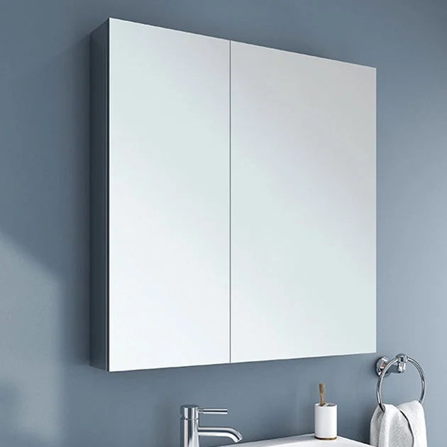 Luna Bi-View Flat Edge 30" x 36" Recessed/Wall-Mount Medicine Cabinet