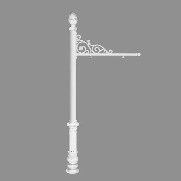 Prestige Real Estate Sign System with Pineapple Finial and Ornate Base