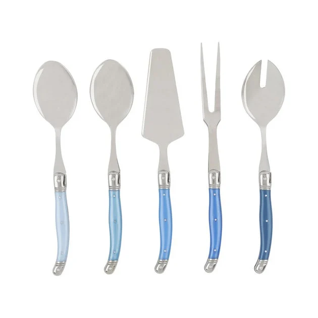 Laguiole Five-Piece Hostess Set - Shades of Blue