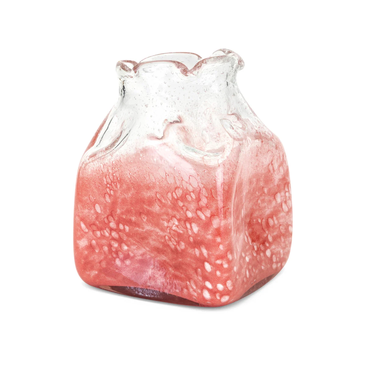 IMAX Worldwide Home Roseate Small Glass Vase