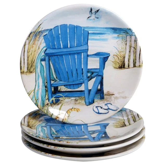 By the Sea Salad Plates Set of 4