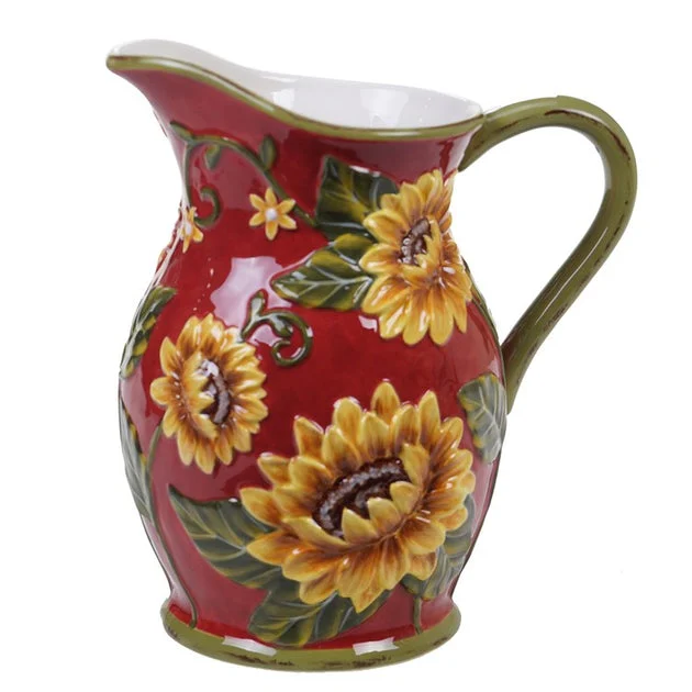 Sunflower Sunset Pitcher