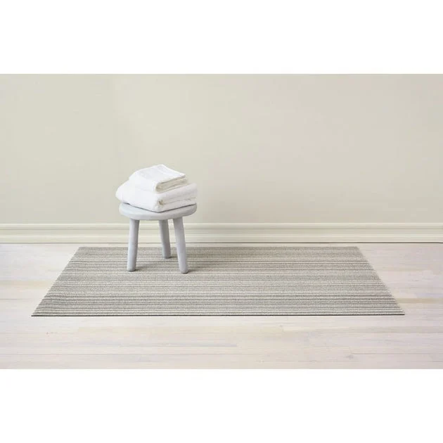 Skinny Stripe Shag Big Mat 36" x 60" - Birch