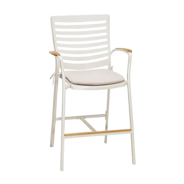 Portals Outdoor Patio Aluminum Bar Stool