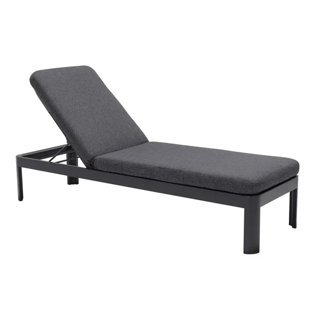 Portals Outdoor Chaise Lounge Chair with Cushions