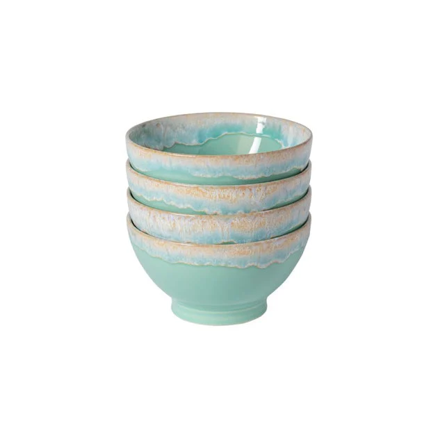Latte Bowls 6" Latte Bowls Set of 4 - Aqua