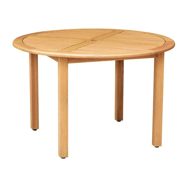 Teak Finish Patio Dining Table