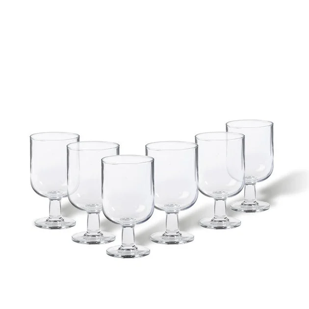 Safra 12 Oz Water Glass - Clear - Set of 6