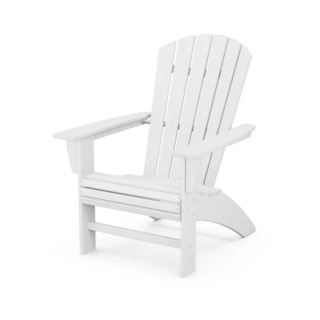 Nautical Curveback Adirondack Chair - White