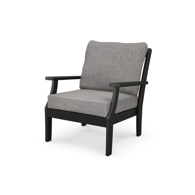 Braxton Deep Seating Chair - Black/Gray Mist