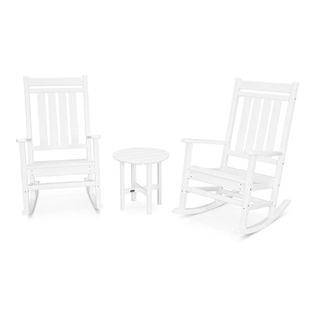 Estate Three-Piece Rocking Chair Set - White