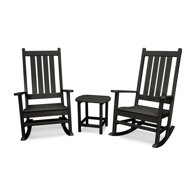 Vineyard Three-Piece Rocking Set - Black
