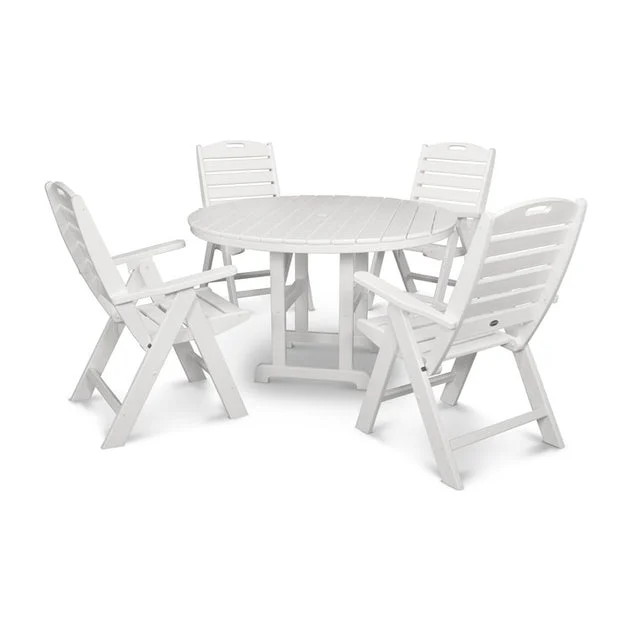 Nautical Five-Piece Dining Set - White