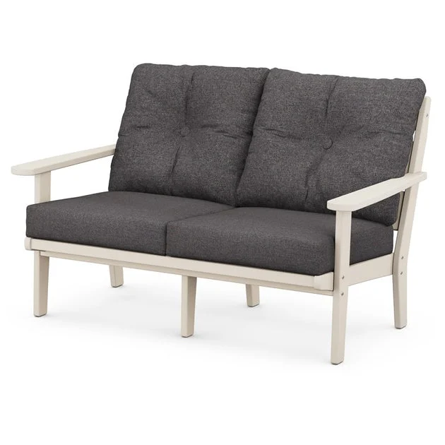 Lakeside Deep Seating Loveseat - Sand/Ash Charcoal