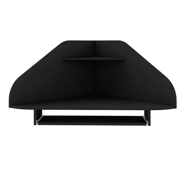 Bradley Floating Corner Desk with Keyboard Shelf