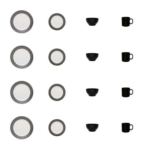 Biona Actual 16-Piece Dinner Set (Service for 4)