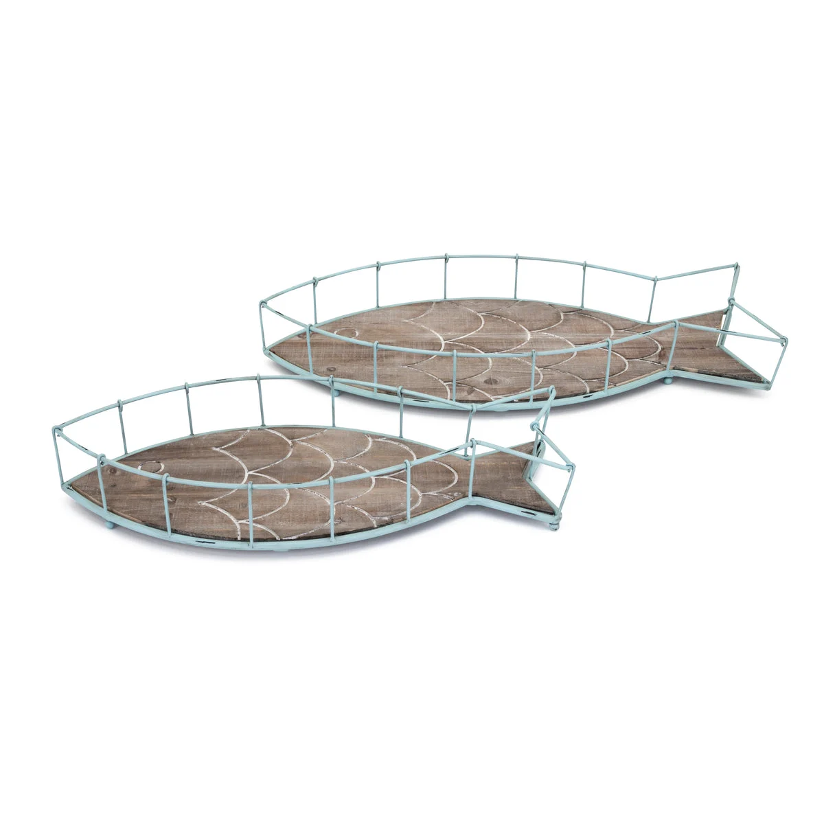 IMAX Worldwide Home Codi Fish Trays - Set of 2