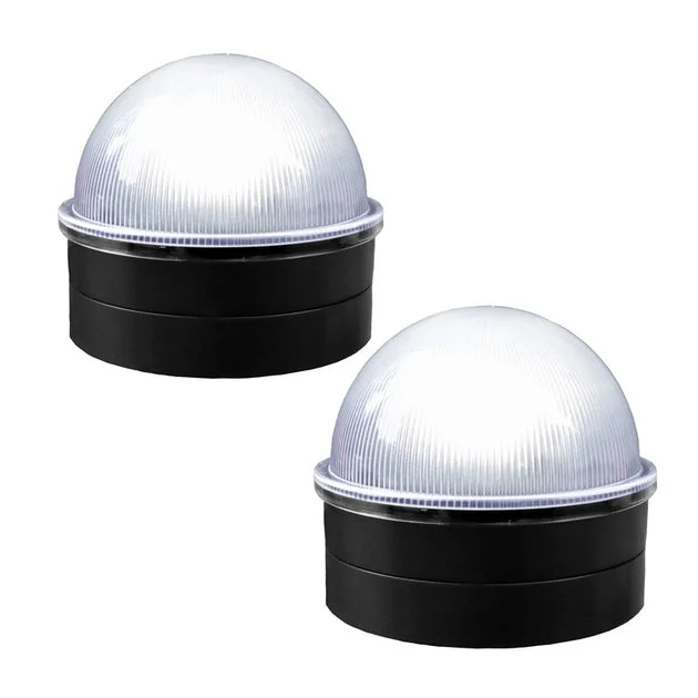 Summit Chainlink Solar Post Cap - Black 2-Pack