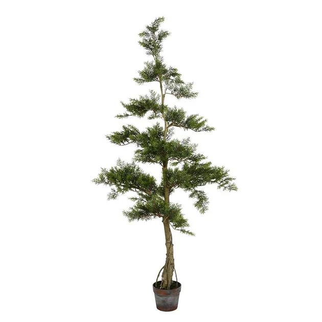 5' Artificial Potted Cedar Tree