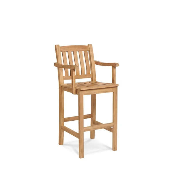 Oasis Teak Outdoor Bar Armchair