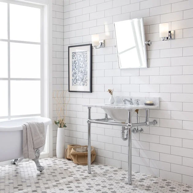 Embassy 30" Single Wash Stand Only in Chrome - OPEN BOX