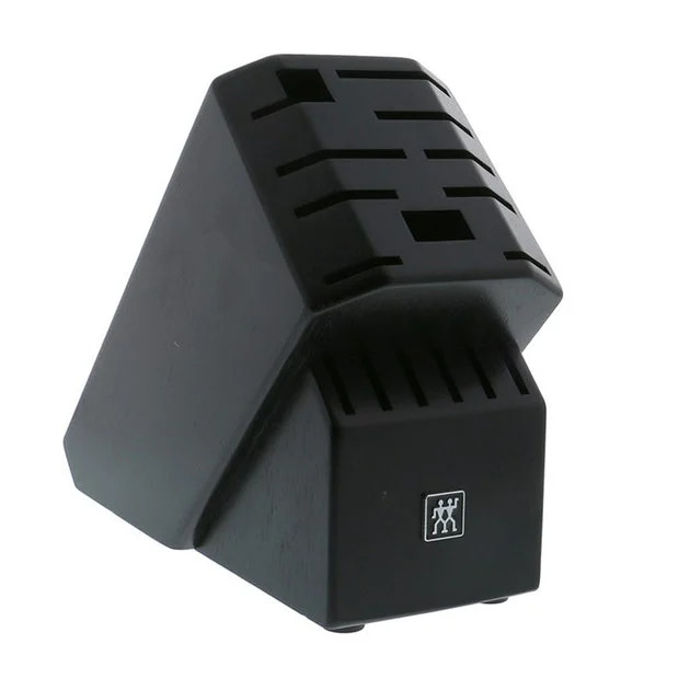 Pro Rubberwood Black 16-Slot Knife Block