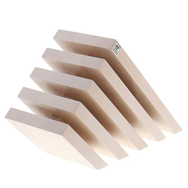 Slanted Italian Magnetic Block - White Stained Beech Wood