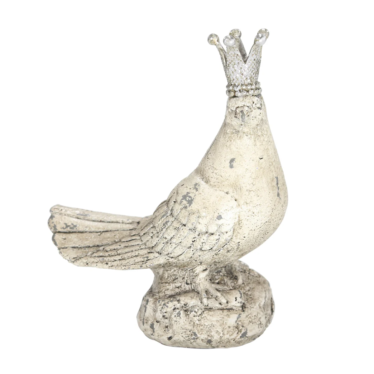 Sagebrook Home Ec, Resin Pigeon W/ Crown