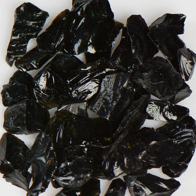 American Specialty Glass Black Size 2 Terrazzo Glass - 50 Lbs