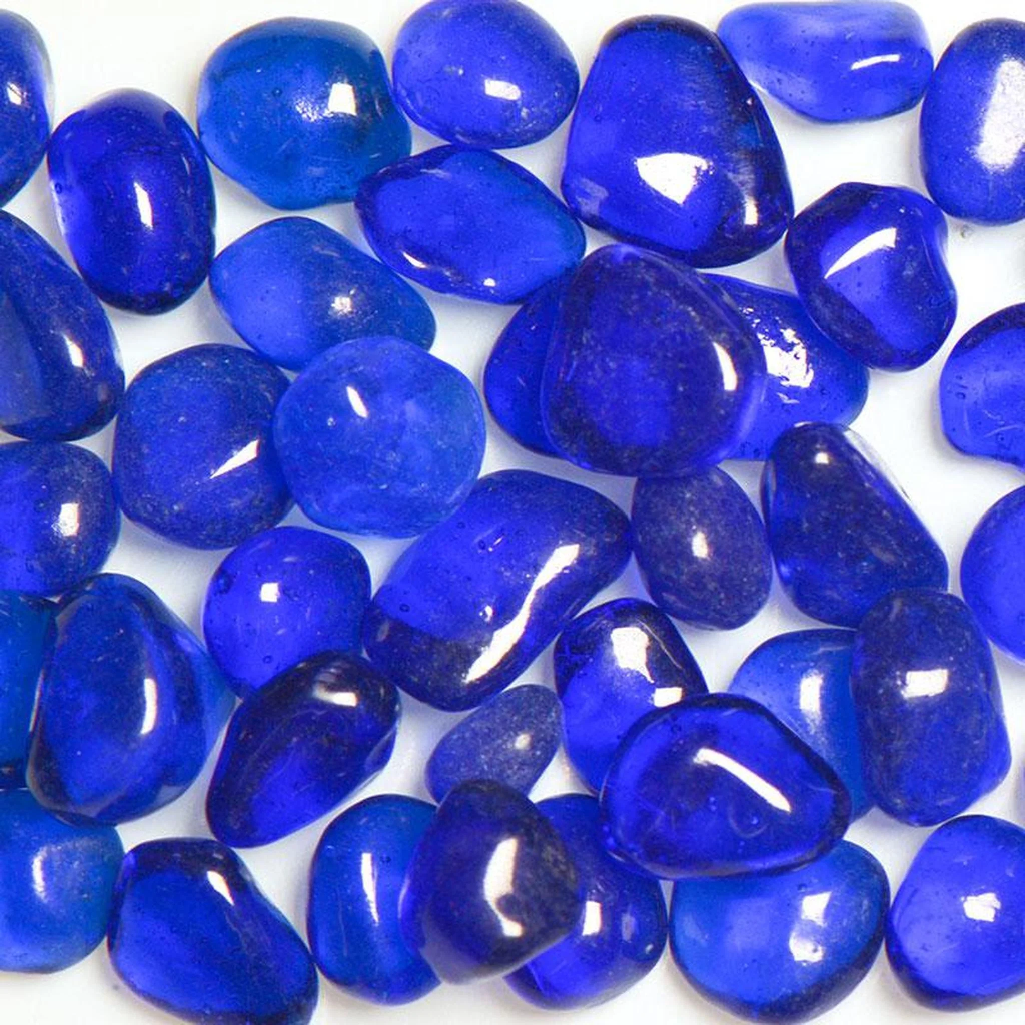 American Specialty Glass Blueberry Size 3 Jelly Bean Glass - 5 Lbs