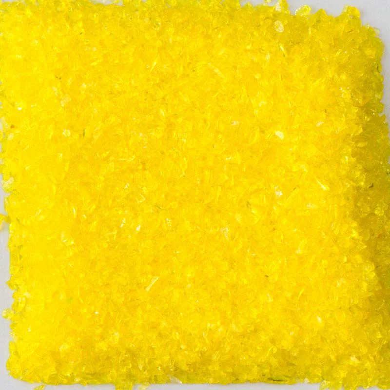 American Specialty Glass Chunky Yellow Size 00 Terrazzo Glass - 10 Lbs