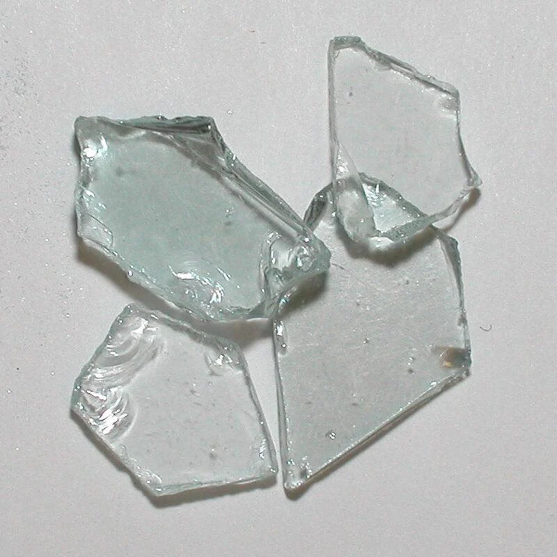 American Specialty Glass Clear Plate Size 3 Tumbled Terrazzo Glass - 50 Lbs
