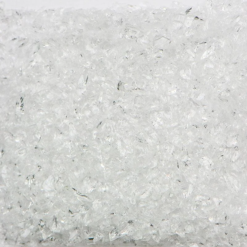 American Specialty Glass Crystal Clear Size 0 Terrazzo Glass - 50 Lbs