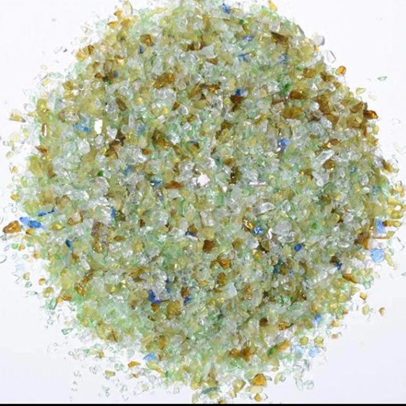 American Specialty Glass Earthtone Mix Size 0 Terrazzo Glass - 10 Lbs